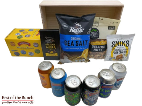 Emerson's craft beers and gourmet snacks gift box delivered Wellington. Emerson's craft beers and snacks gift box same day delivery Wellington Emerson's craft beers and snacks gift baskets and hampers delivered same day in Wellington New Zealand wide order online Emerson's craft beers and snacks gift box ideas online 