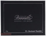 Bennetts of Mangawhai New Zealand Chocolates - 12 Piece Box Hand Crafted 160g (Gluten Free) - Best of the Bunch Florist Wellington