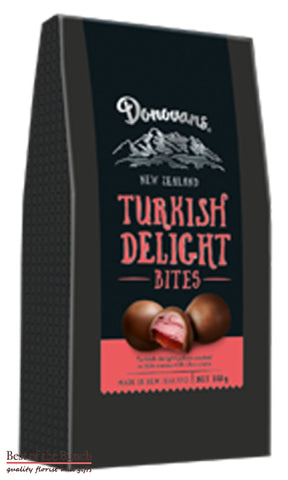 Donovans New Zealand Turkish delight delivered Wellington same day delivery. 