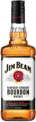 Jim Beam Kentucky Straight Bourbon Whiskey (1000ml) American Whiskey - Delivered In A Gift Box - Best of the Bunch Florist Wellington